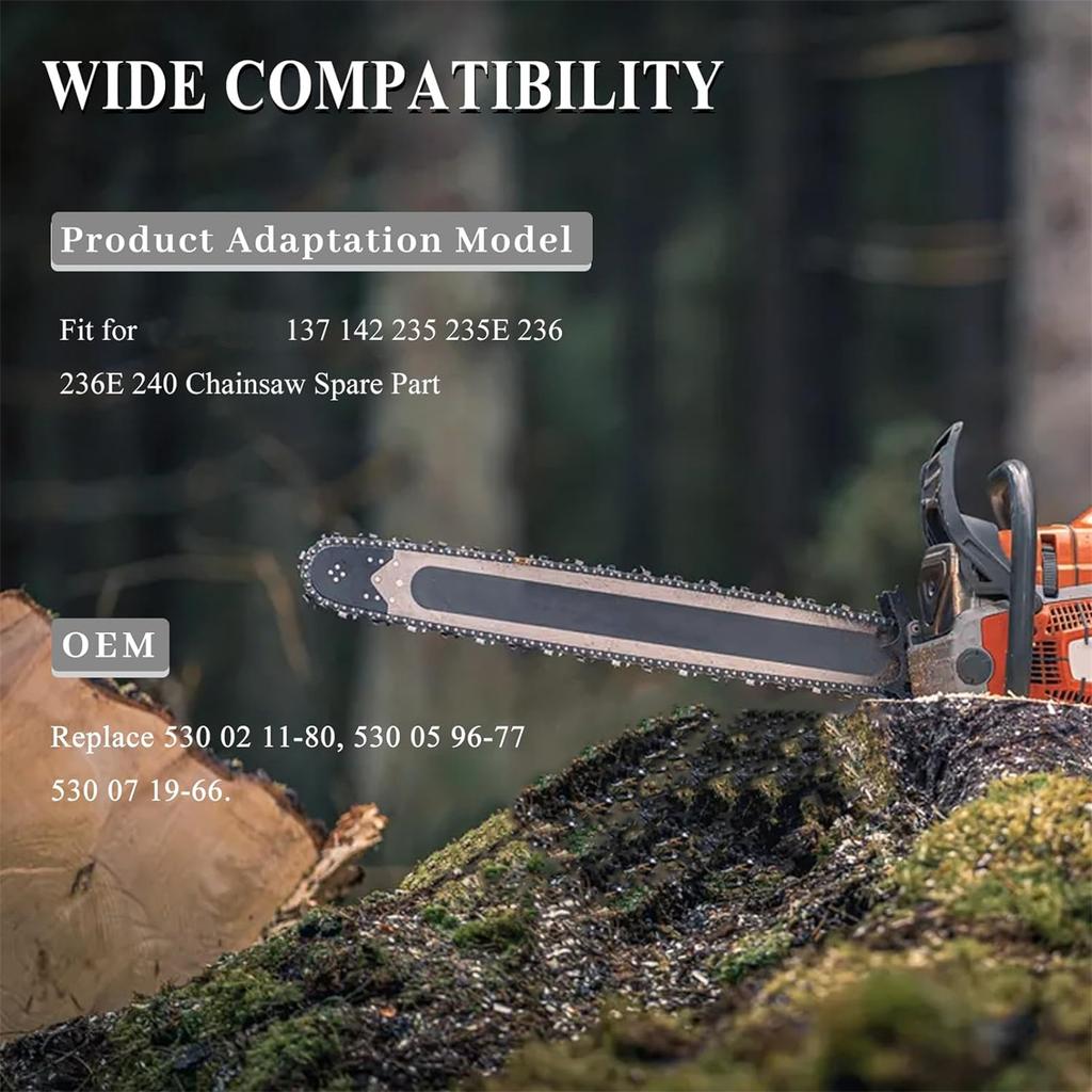 Durable Starter Rope Kit Reliable Recoil Starter Pulley Spring Hub Long Lasting Chainsaws Accessories for HUS137 236