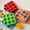 1Pcs Muffin Cupcake Silicone Mold Square 9 Holes Cupcakes Mold Non Stick Soap Chocolate Muffin Baking Pan Baking Tools