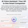 800W Pixel AI Smart Glasses M01Pro with AI Translation, Object Recognition, ChatGPT, Bluetooth Calling & Music