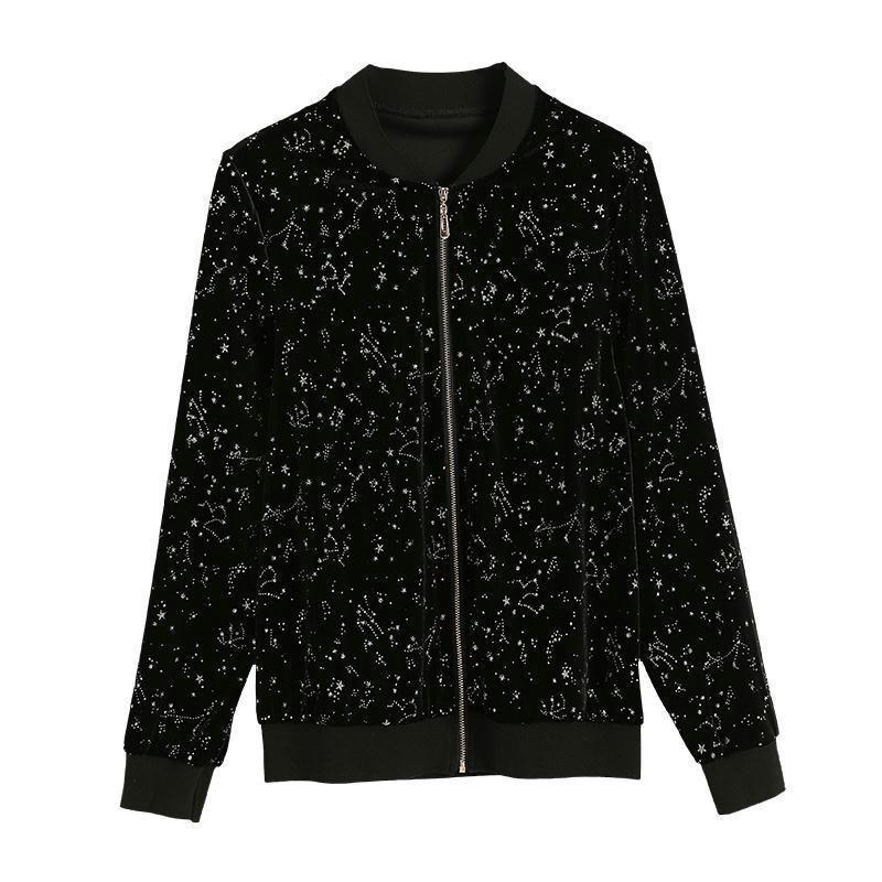 Jarní a podzimní volná krátká bunda v korejském stylu pro ženy - Trendy Ins univerzální ležérní nošení plus size