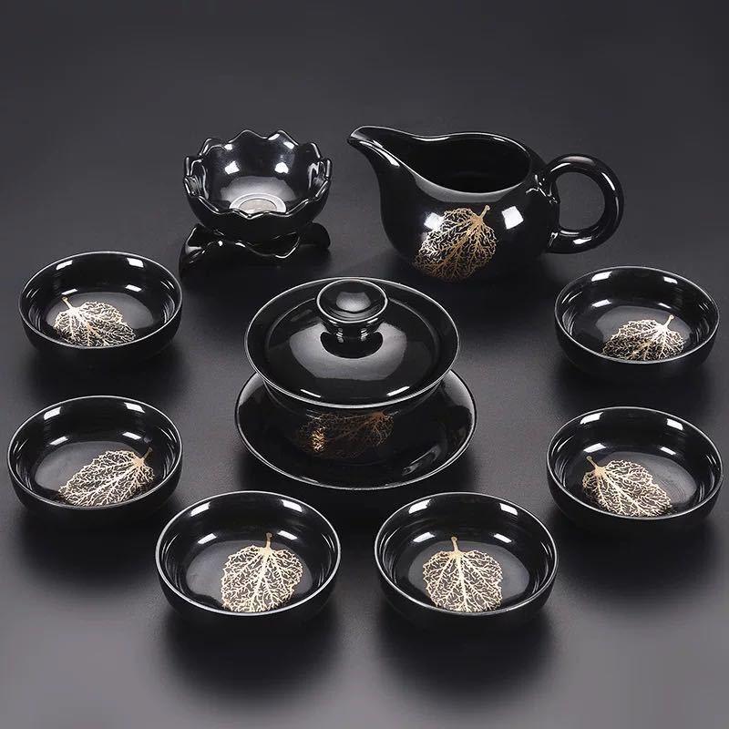 Handun Black Glaze Jianzhan Ceramic Gaiwan