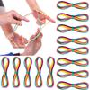 Chinesische Beliebte Spiele Regenbogenfarbe Seil Finger Klassisches Seil Faden Spielzeug Puzzle Spiele Spielzeugzubehör Erstellen