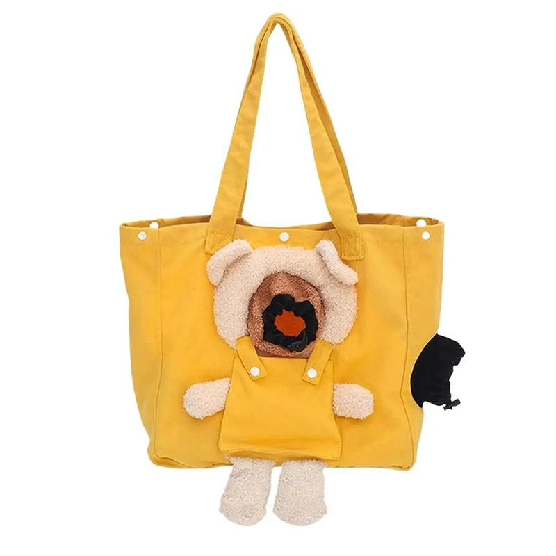 AS60-Měkká taška přes rameno pro přepravu koček s větracím otvorem pro přenášení psa pro štěně kotě mazlíčka cestování venku