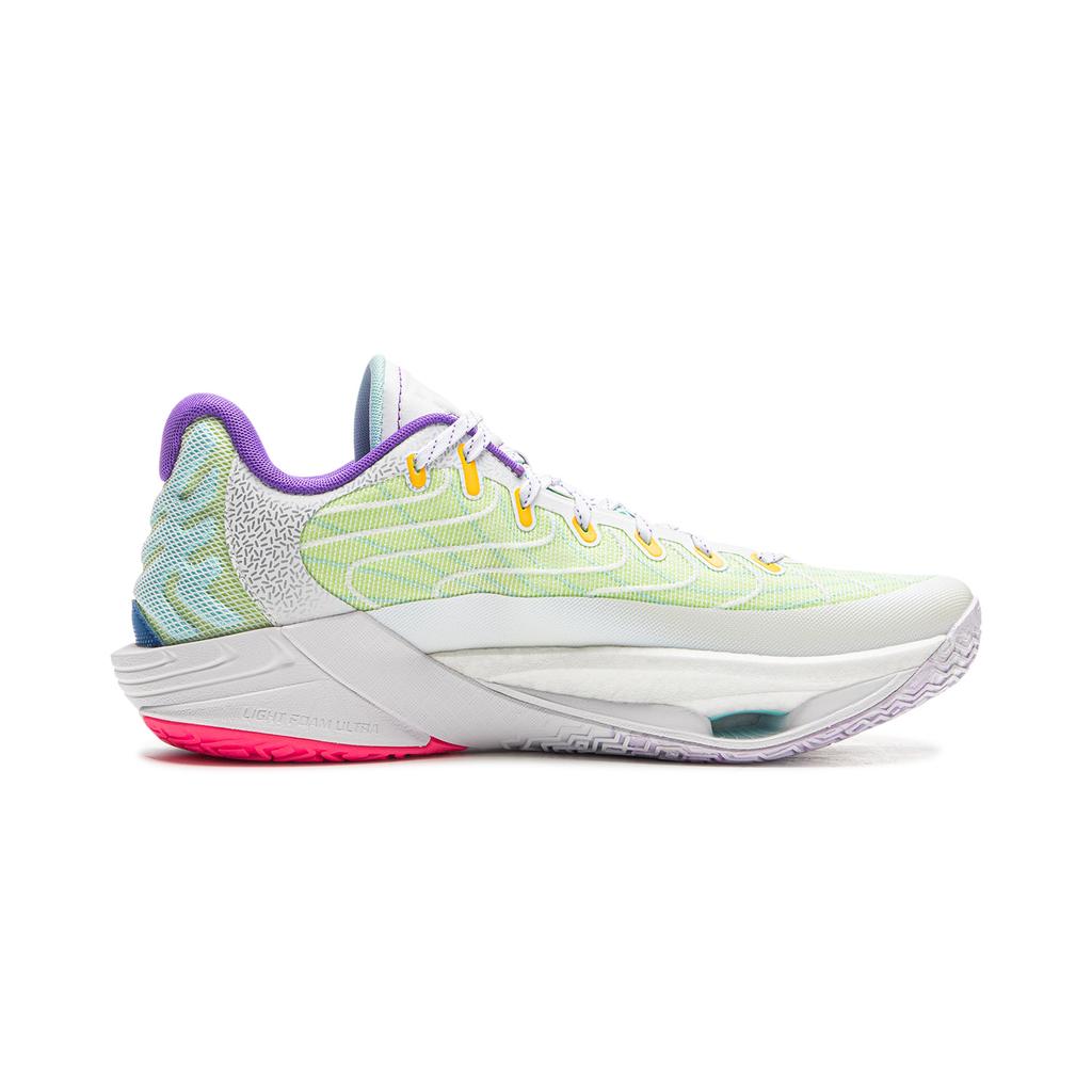 Li Ning Cushioning Slip Resistant Abrasion Resistant Breathable Rebound Grip Low top Basketball Shoes Men's ABAV067-4
