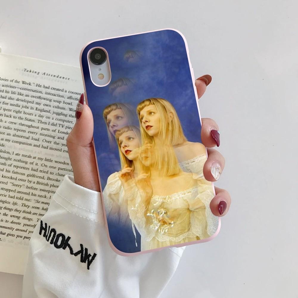 

A-Aurora A-Aksnes Singer Phone Case for iPhone 14 11 12 13 Mini Pro Xs Max 8 7 6 6S Plus X XR Solid Candy Color Case iphone 14