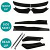 Car general front shovel car modification front bumper lip kit separator spoiler diffuser bumper collision accessories
