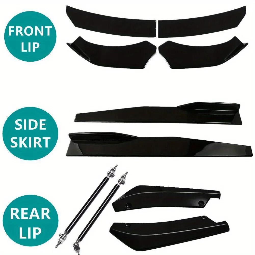 Car general front shovel car modification front bumper lip kit separator spoiler diffuser bumper collision accessories
