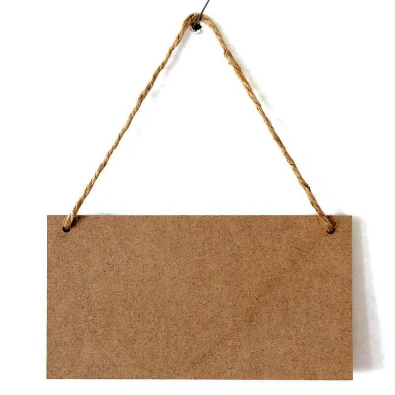 Wooden 10*20cm Halloween Hanging Board Decor Festival  Indoor and Outdoor Perfect Decoration Event Party Supplies