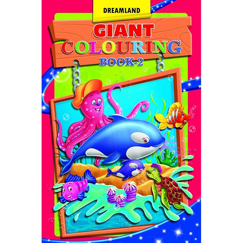 Giant ing Book | LargeFormat ing Book with Fun Designs for Kids Ages | Pages of EasytoColour Bold Images | Ideal for Developin