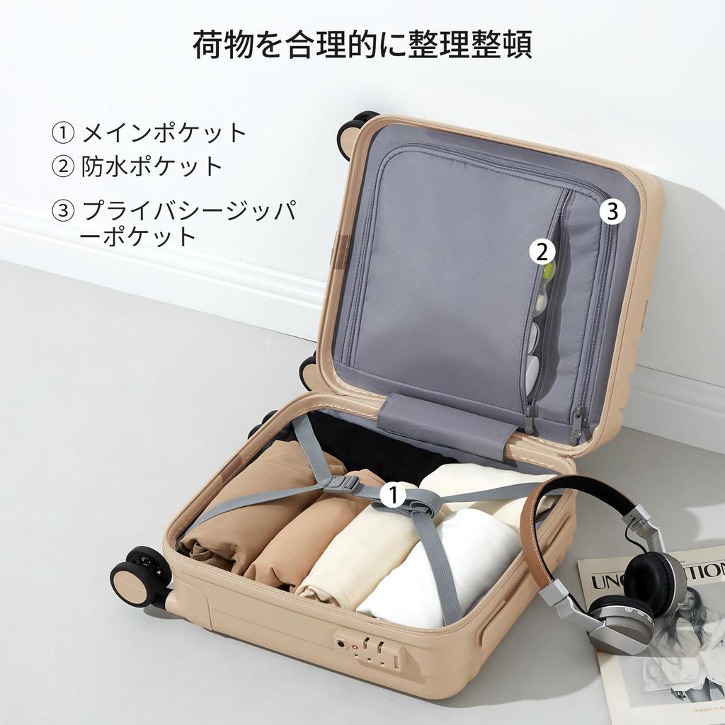 14 Size Carry 1 Night 2 Ultra Light Shockproof PC Quiet Swivel Short Travel TSA Lock [Hanke] Case, Days, Small, Suitcase, Carry-on, Material, Wheels,