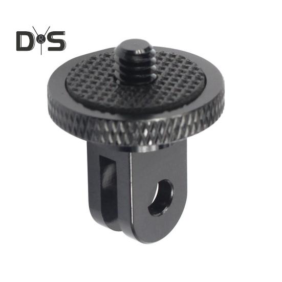 Action Camera Tripod Mount for Insta360 for GOPRO 1/4-inch Screw CNC Aluminum Alloy Mini Tripod Adapter Sports Camera Accessories
