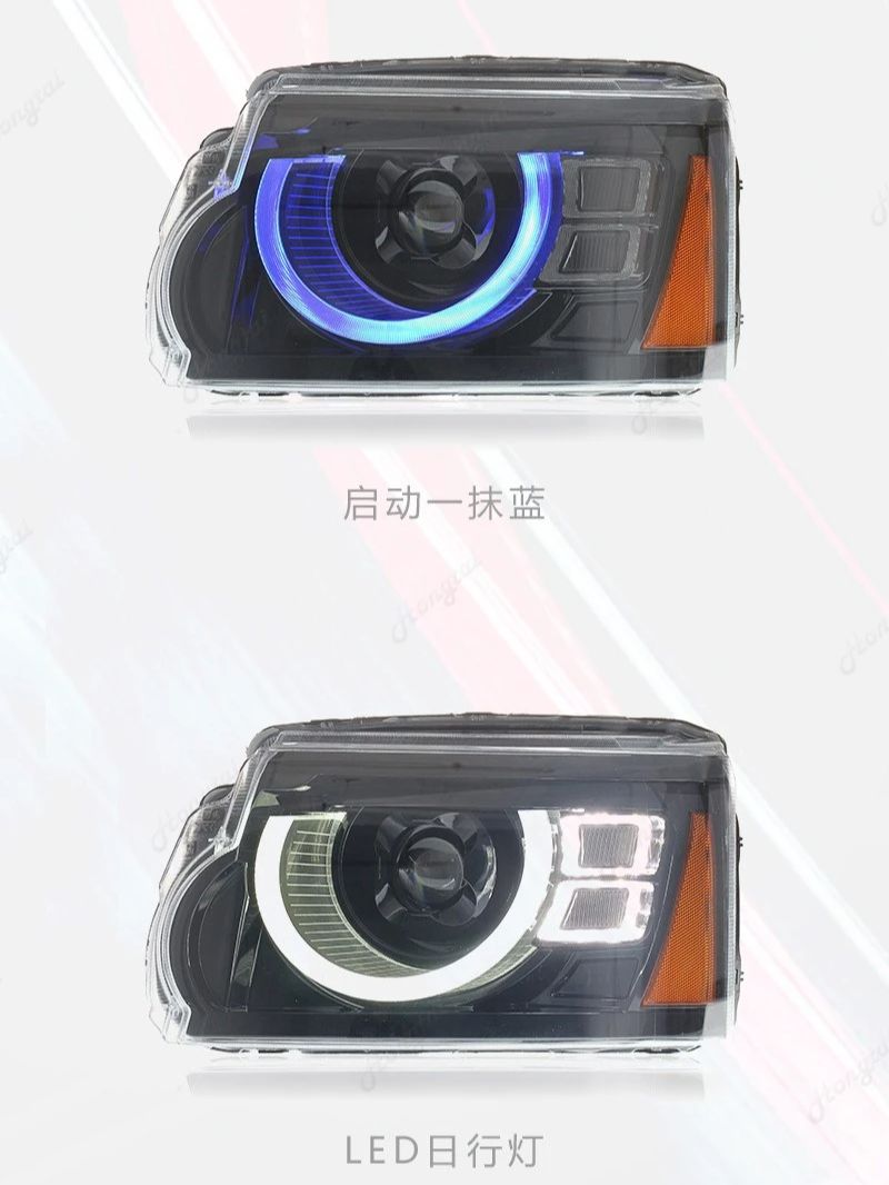 

Headlight Assembly For Land Rover Discovery 4 Headlight 2010-2017 LED Projector Headlamps Turn Signal, day lights turn signals Right hand drive
