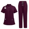 Unisex Quick-Drying Short-Sleeved Doctor's Coat for Surgery and Beauty Work