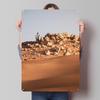Desert Motorbike Rider Tinplate Signs Car Poster Bathroom Decoration Living Room Custom Metal Sign for Wall Art Decoration Bar