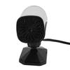 2 Gear Black Car Heater Cooler Dual Use Fast Heating Cooling Car Windshield Defroster 150W 24V White