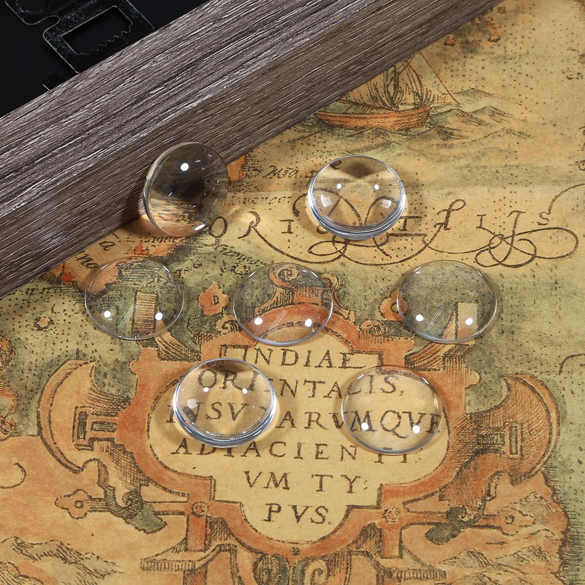 

Выберите размер, прозрачный стеклянный кабошон с плоской задней частью для украшения ювелирных изделий, изготовление колец своими руками, материалы 20mm 20pcs прозрачный