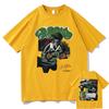Rapper Mf Doom Madvillainy The Illest Villains Double Sided Print Tshirt Men Fashion Oversized Tshirt Male Hip Hop Trend Tees