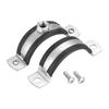 2pcs M8 Mounting Screws Adjustable Pipe Support Clamp Galvanized Iron PPR Iron Pipe Clamp  PVC