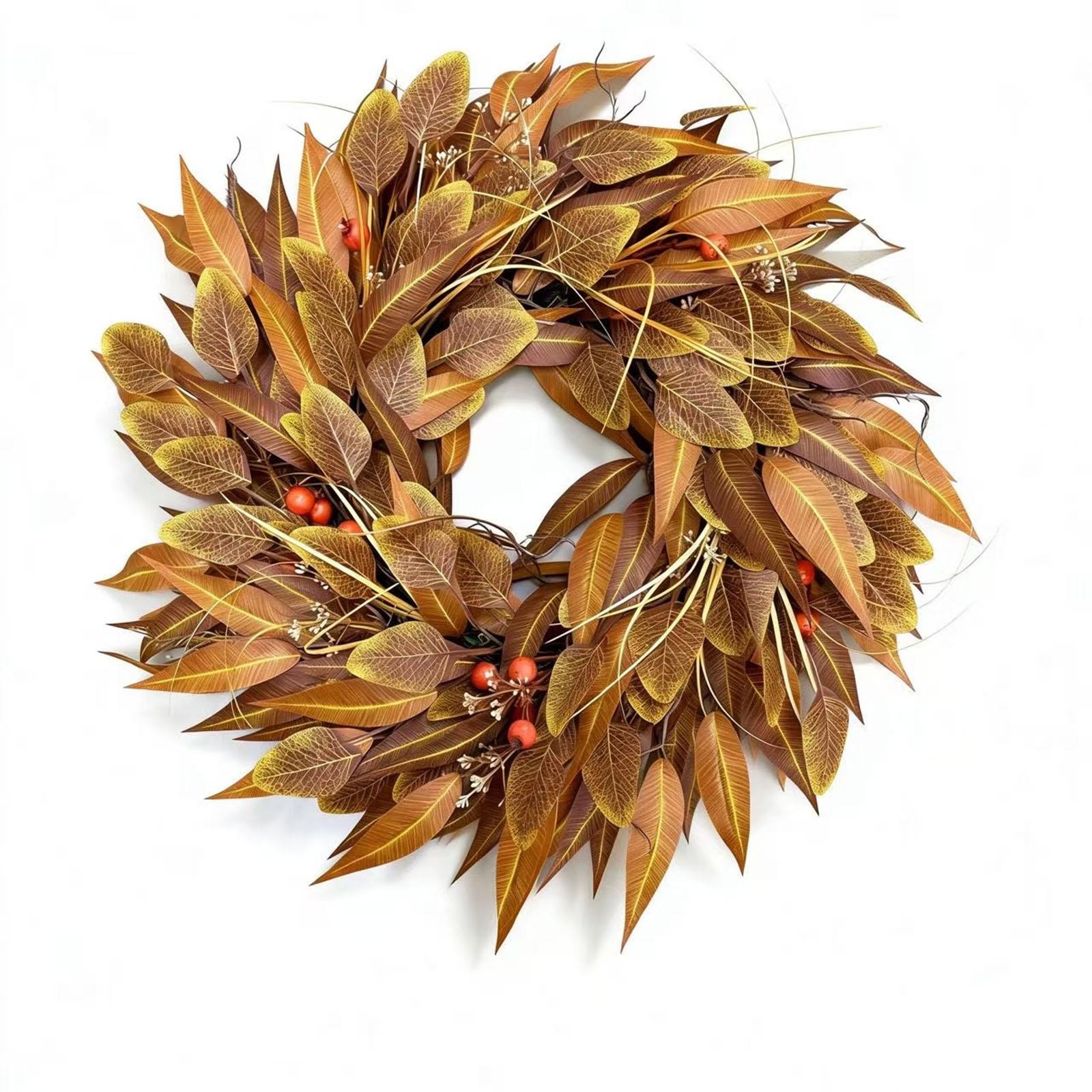 Thanksgiving Pumpkin And  Leaf Garland One Size
