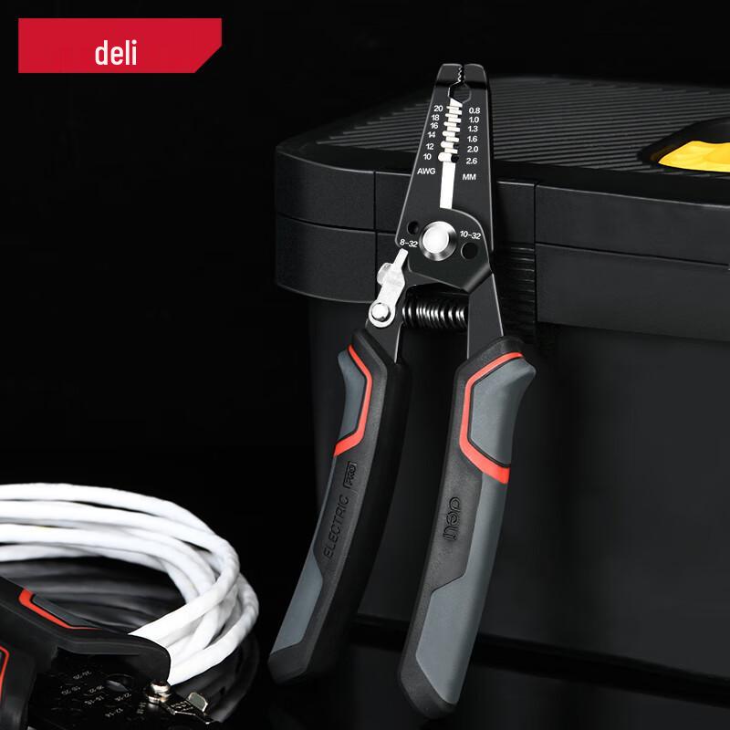 Deli DL2606 Bent-Nose Wire Stripper