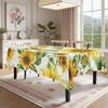 Zonnebloem Patroon Rechthoekige Tafelkleed voor Tafeldecoratie Keuken Eetkamer Waterdicht Herbruikbaar Tafelkleed voor Tafel Binnen Picknick