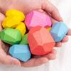 Children's Jenga Educational Color Wooden Board Game Balanced Rock Layer Height Baby's Building Blocks Early Childhood Education