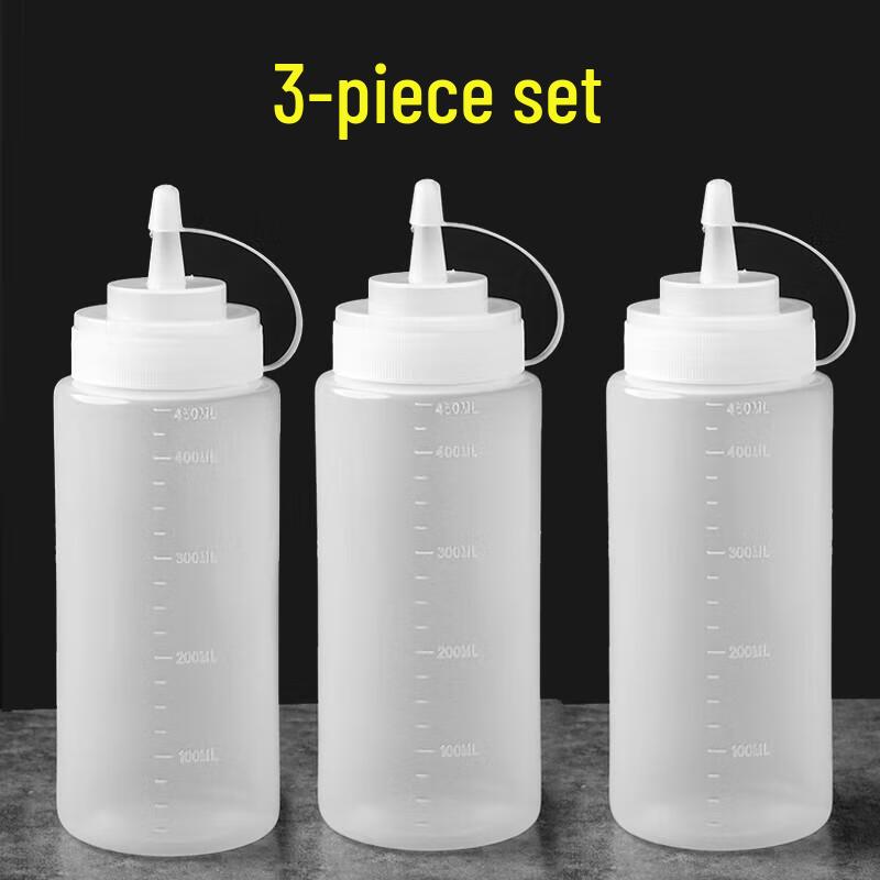 JingJingRS Squeeze Sauce Bottle with Pointed Nozzle