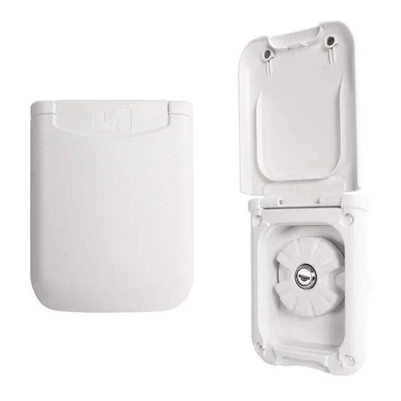 Gravity Water Inlet with Magnetic & Lockable Cover - Durable & Filtered for RV/Camper/Trailer Fresh Water Tank