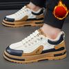 Winter Large Size Warm Men's Shoes Padded Low Top Work Boots Men's Casual Tide Shoes Sneakers Sports Cotton Shoes Comfortable Versatile Shoes