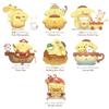 TOP TOY Sanrio Characters Pompompurin Amusement Park Series Gachapon Blind Box Figure Soft Vinyl PVC Present Birthday Gift Pompompurin Character