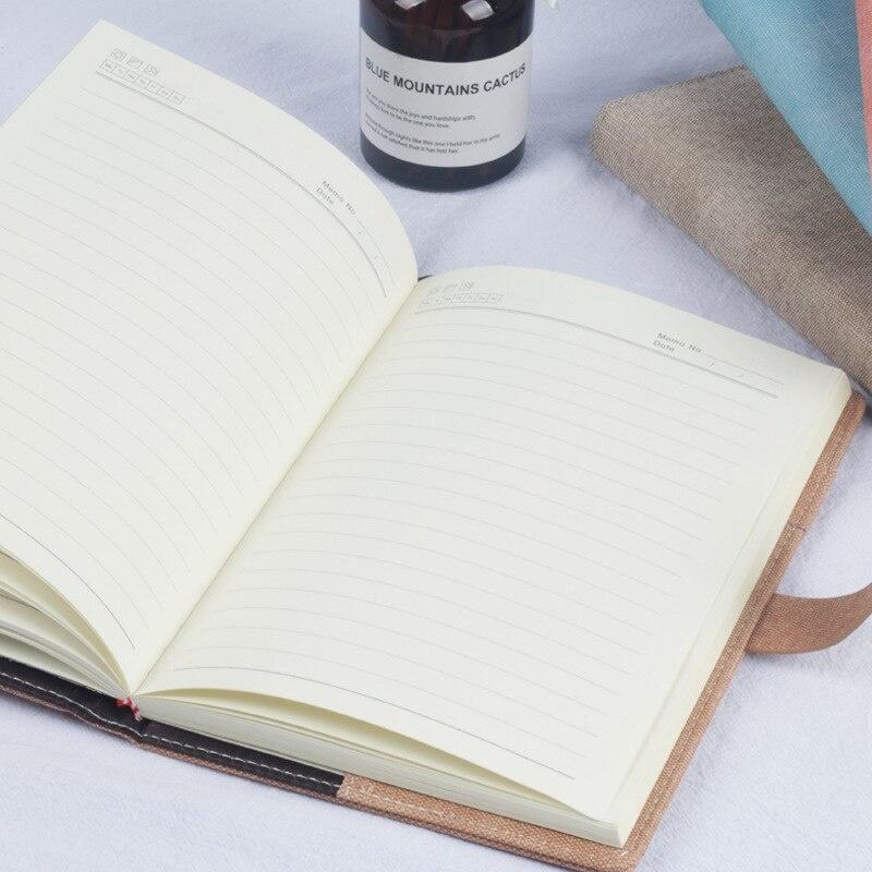 Password Notebook Creative Students Leather Password Travel Retro Loose-leaf Notebook Password A5 Notebook