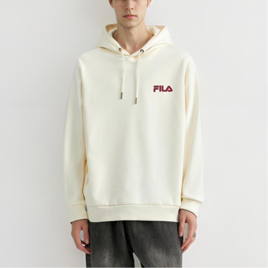 New FILA Sweatshirts Men's Mist Lotus White F11M149205F-IV