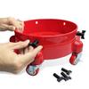 Car Wash Buckets Base Pulley Rolling Bucket Trolly Holder Bracket Detailing Tool for Car Washing Workers Rolling Swivel Casters
