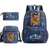 Anime The Seven Deadly Sins School Backpack Set with Shoulder Bag Pencil Case for Kids Teens Daily Bookbag