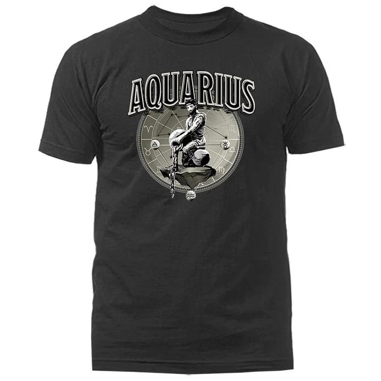 Aquarius Zodiac Sign Horoscope Astrological Graphic T-shirt