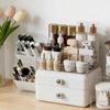 Makeup Organizer Large Display Case With Drawers Cosmetic Storage With Brush Holder For Home Kitchen Bathroom Sink Counter