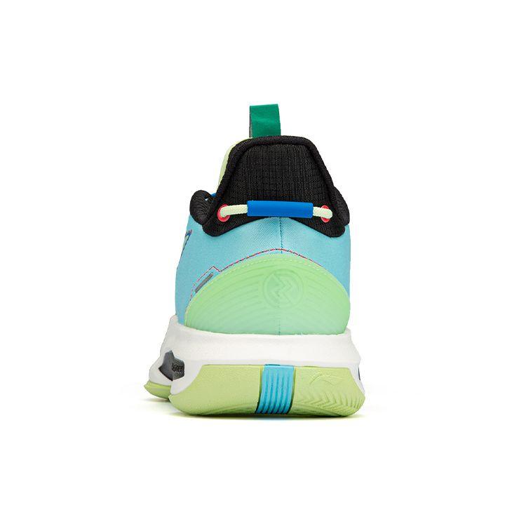 Li Ning Low Top Performance Basketball Shoes Men Sneakers Green Blue ABPR069-7