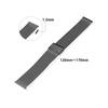 CASSIS Stainless Steel Watch Strap ANGERS 16 mm Black with Replacement Tool U1027304019016