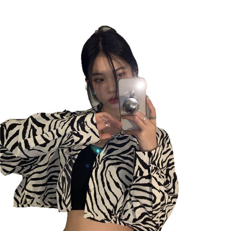 Leopard Print Cropped Jacket - Women's Long Sleeve Sun Protection Cardigan (Summer 2025 New Arrival)