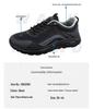 Automne/Hiver Chaussures de Course Décontractées d'Extérieur à Semelles Épaisses Noires pour Homme - Imperméables & Polyvalentes