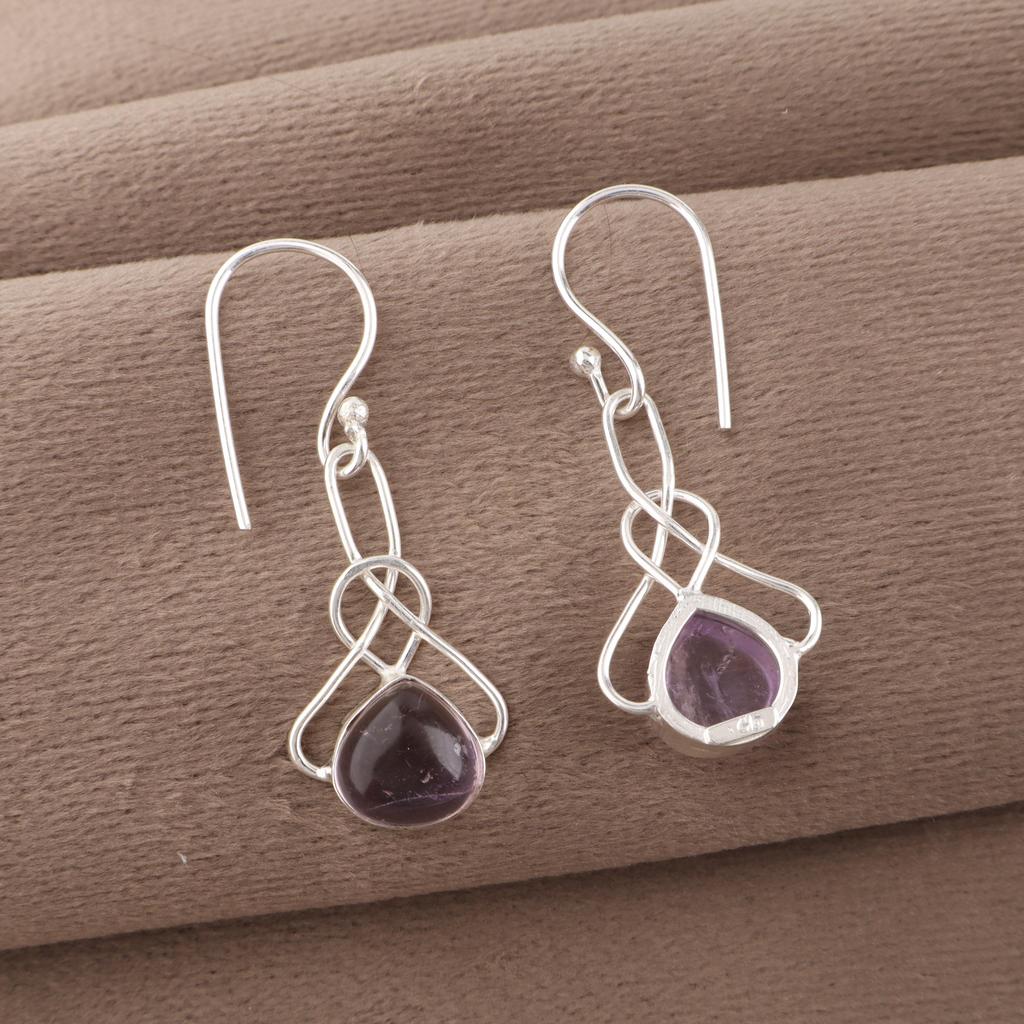 Ametrine Jewelry, Handmade 925 Solid Sterling Silver Earrings, Handmade Spiritual Earrings, Amazing Ametrine Jewelry For Women