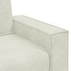 Cream Armchair 100 X 78 X 84 Cm Velvet