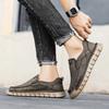 Men‘s Casual Shoes Handmade Leather Loafers Comfortable Men's Shoes Leather Flat Moccasins Men Sneakers