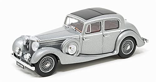 

OXFORD Jaguar Diecast Model Car 1/43 Jaguar SS 2.5 L (Metallic Gray) [Parallel Import]