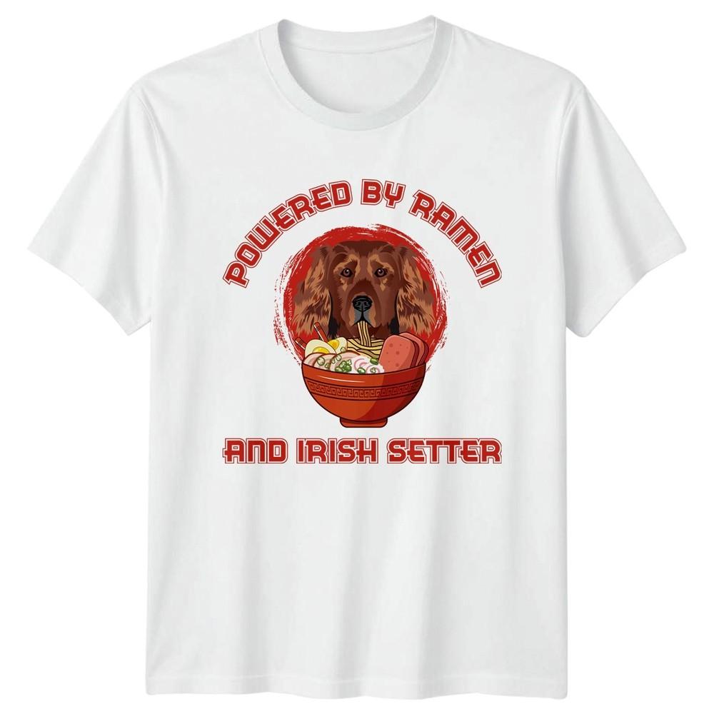 Powered By RaUnisex And Irish TShirt Irish Setter Dog Birthday Gift S