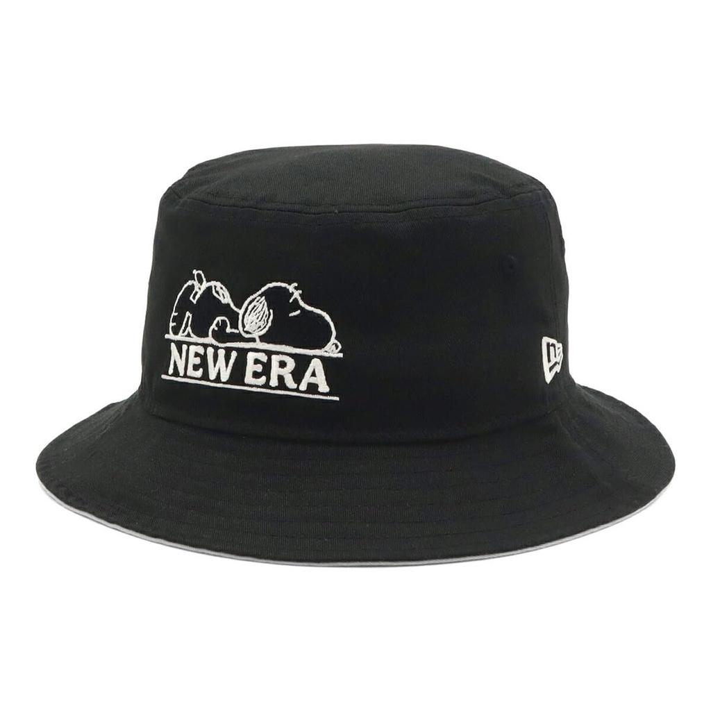 New Era Bucket Hat Sizes Peanuts Snoopy ONSPOTZ and Stylish Streetwear Perfect for Festival UV Variety Bucket-01 (14676932, NER36C4108) Black, S/M,