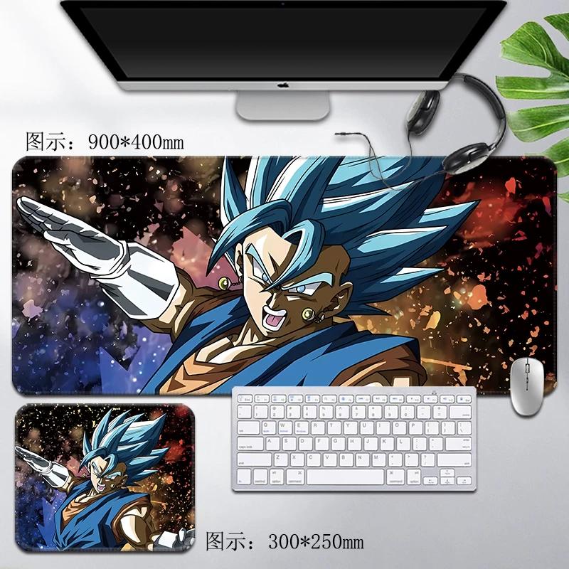 Leder Dragon Ball Mauspads Wasserdicht Son Goku Druckmuster Herren Computer Peripherie Zubehör Große Größe Gaming Tastatur Büro Schreibtischmatte
