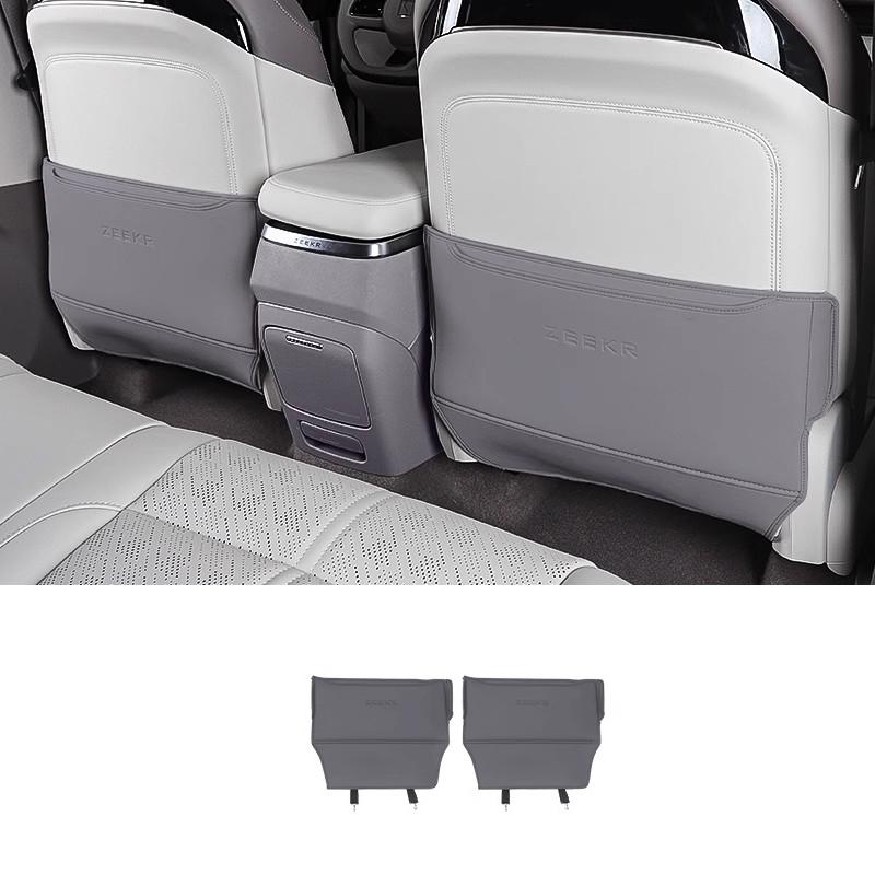 For Zeekr 7X 2024 2025 2026 Rear Row Seat Anti-kick Pad Seat Back Kick Protector Dirt-proof Leather Covers Interior Accessories