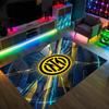 Borussia Dortmund Design Crystal Velvet Carpet Cozy Non?Slip Printed Rug For Bedroom Living Room Entrance