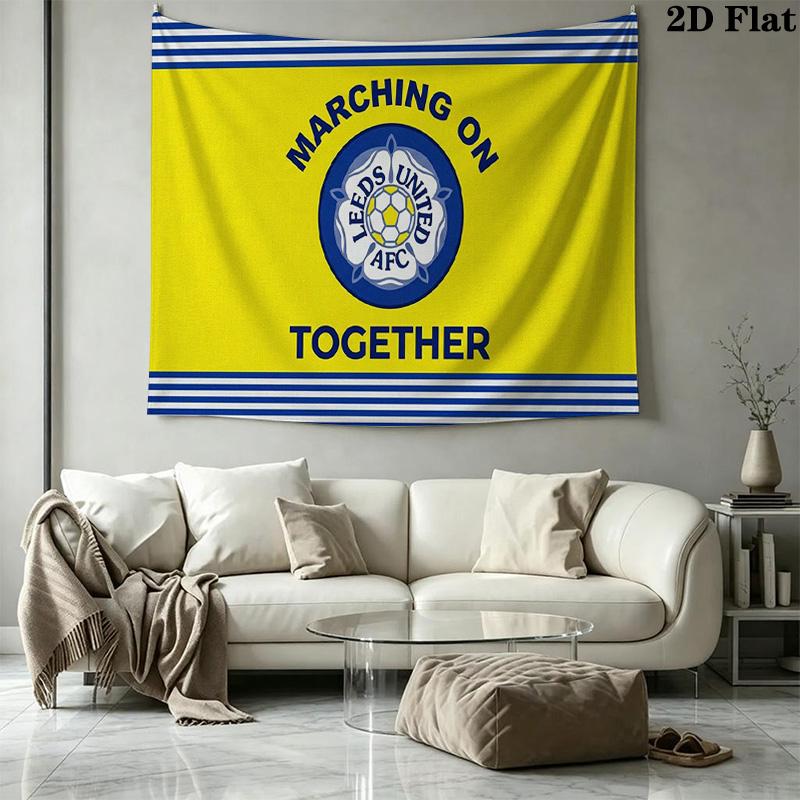 Стена Leeds United Настенный Гобелен Эстетичное Настенное Украшение Печатная Ткань Одеяло Декоративные Гобелены для Спальни Гостиной Домашний Декор